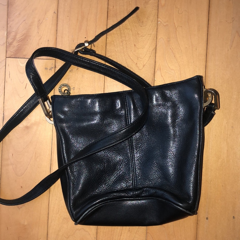 Perlina Leather Crossbody Bag
